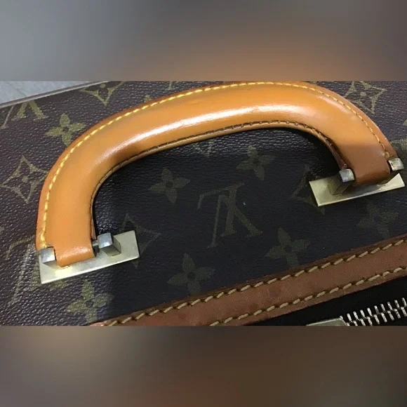 Louis Vuitton Stratos Carry Case Monogram Canvas Leather Travel Bags - Picture 6 of 16